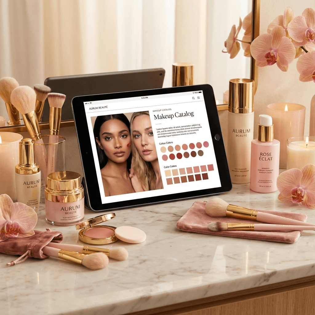 化粧品業界のデジタルカタログ活用術|ブランド体験と販促を両立